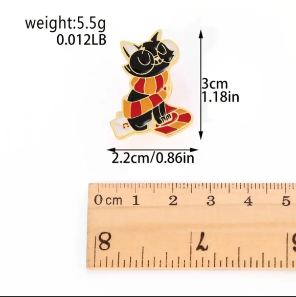 3 enamel pins Harry Potter plus gift box. - Picture 7 of 7